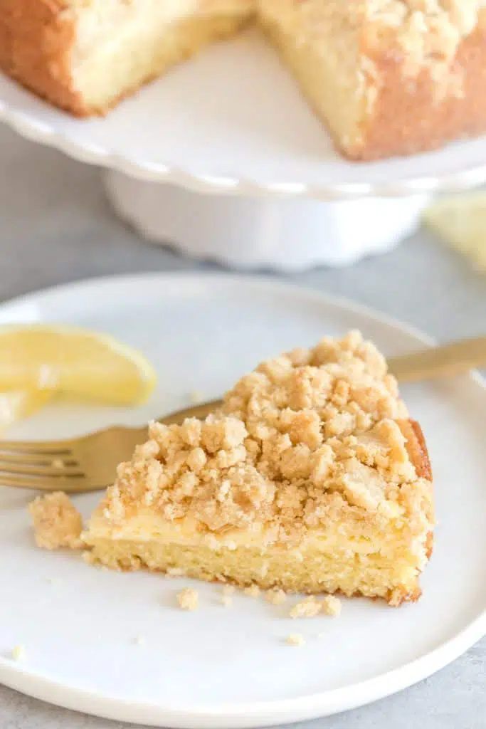 Lemon Coffee Cake with Cream Cheese Filling
