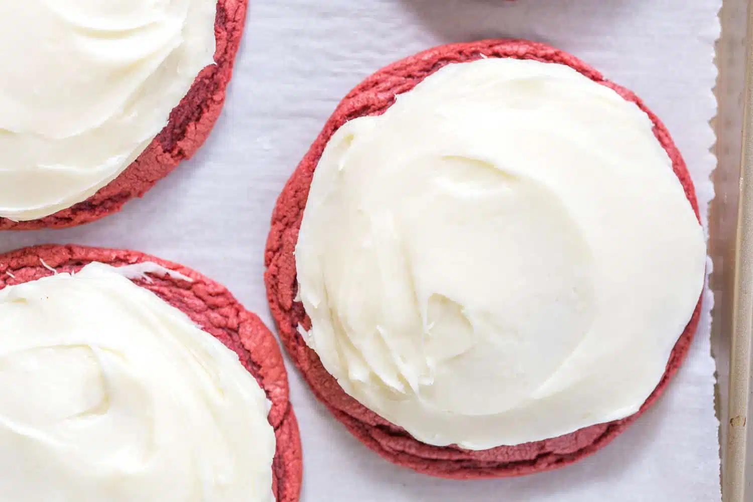 Red Velvet Cake Mix Cookies