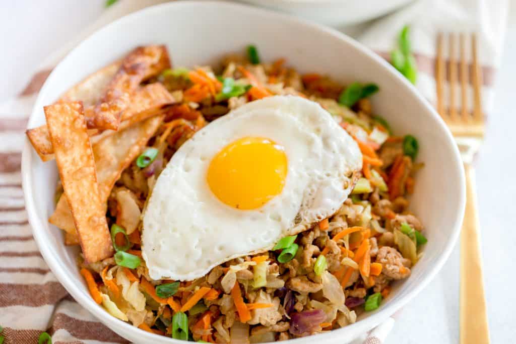 Egg Roll in a Bowl Easy Freezer Meals