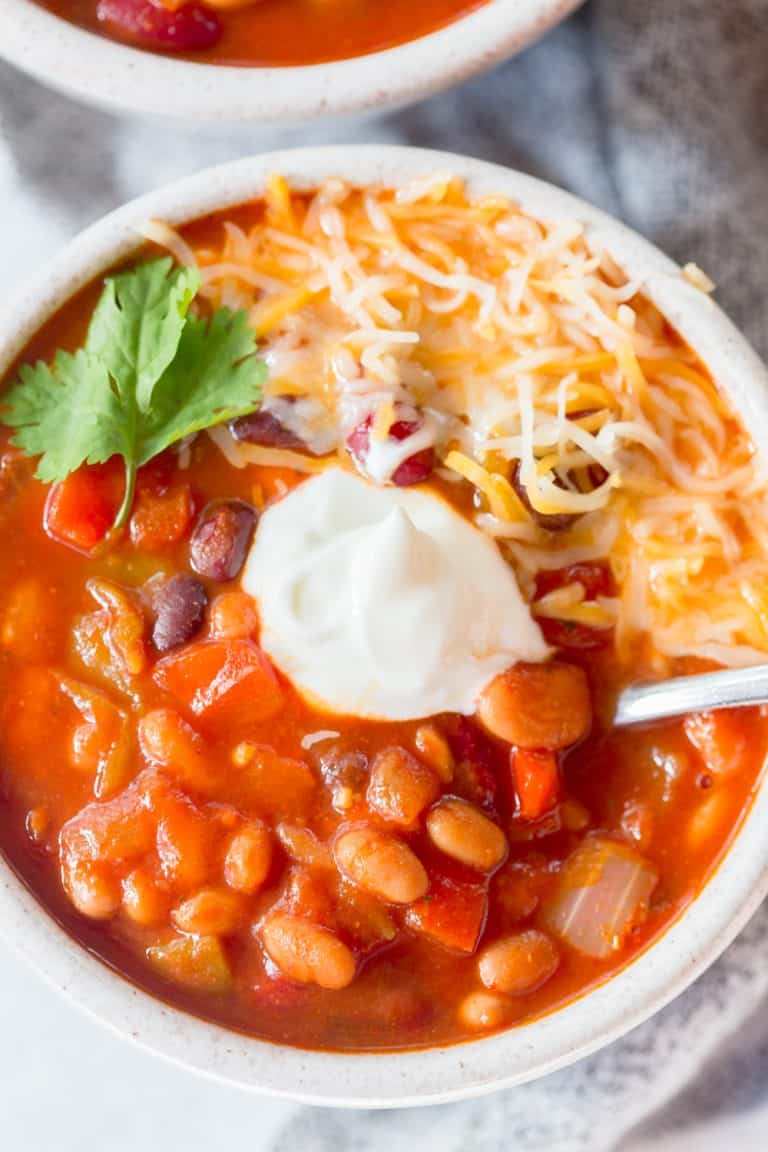 Instant Pot Vegetarian Chili