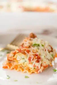 Lasagna Roll Ups with Meat Sauce