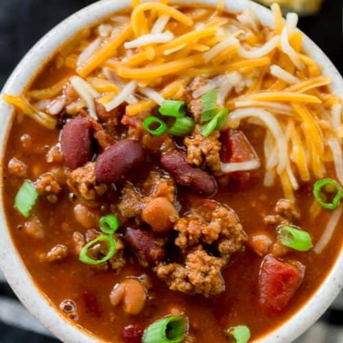Slow Cooker Beef Chili