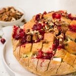 Cranberry Brie Pull Apart Bread