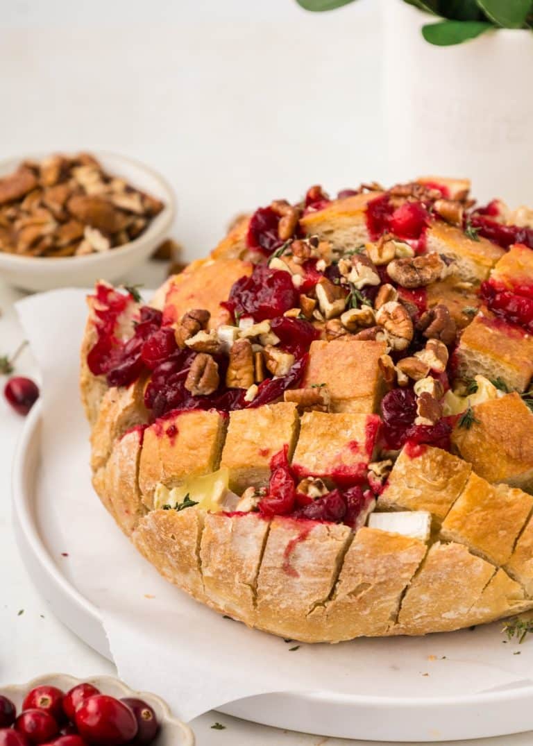 Cranberry Brie Pull Apart Bread