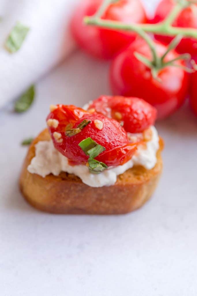 Roasted Tomatoes with Burrata
