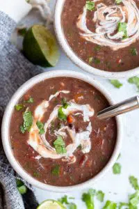 Slow Cooker Black Bean Soup