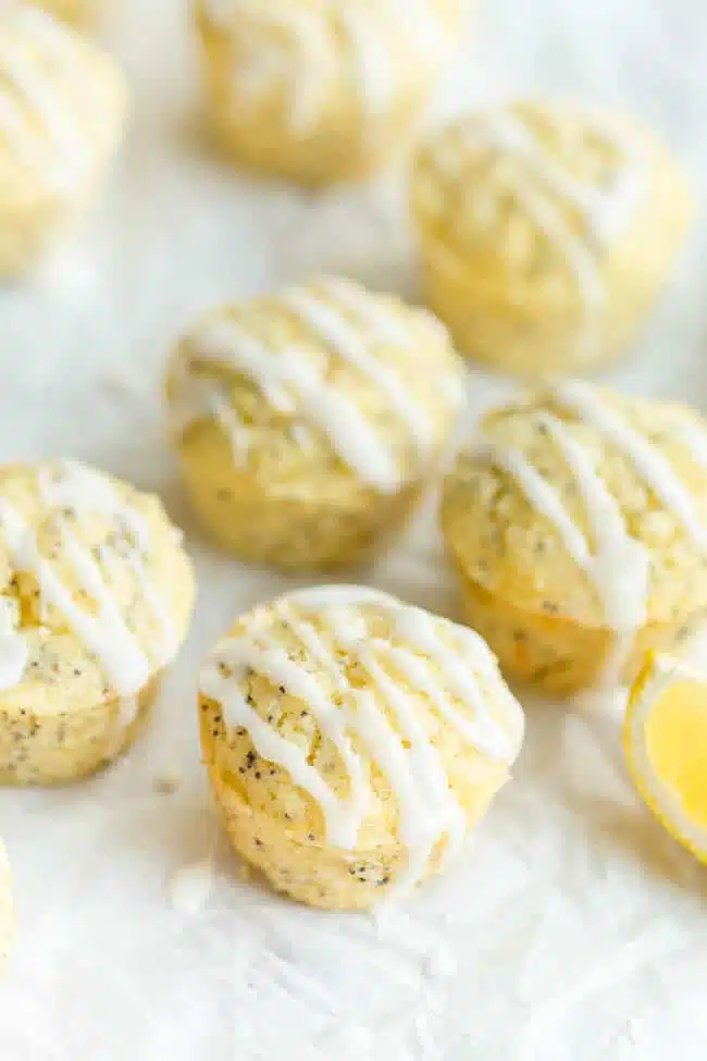 Mini Lemon Poppy Seed Muffins