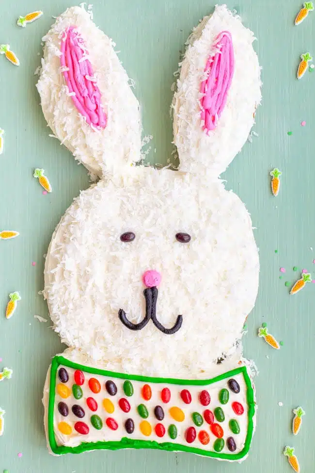 Cute bunny cake, Food & Drinks, Homemade Bakes on Carousell