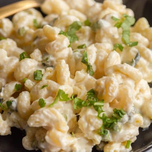 No Boil Lemon Parmesan Pasta