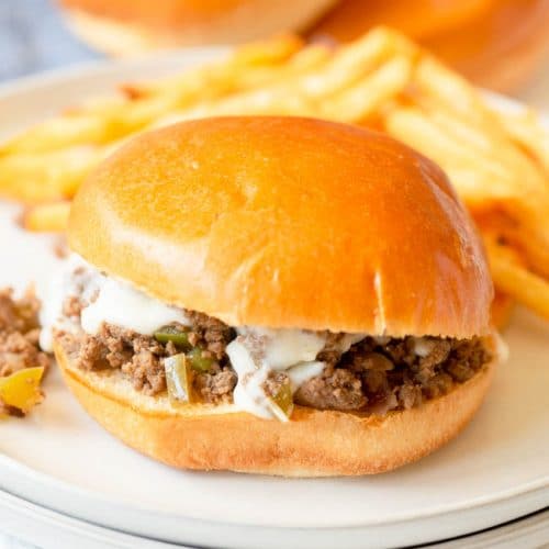 Philly Cheesesteak Sloppy Joes