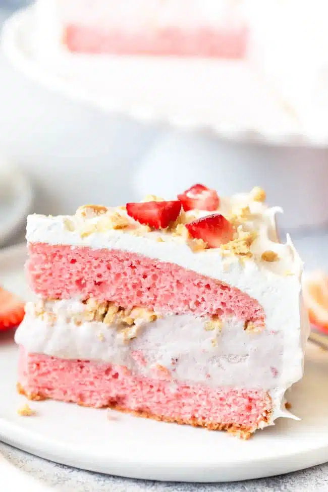 Strawberry Ice Cream Cake