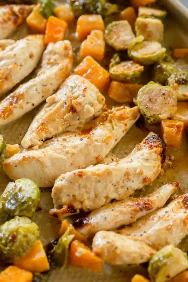 Sheet Pan Maple Chicken and Vegetables