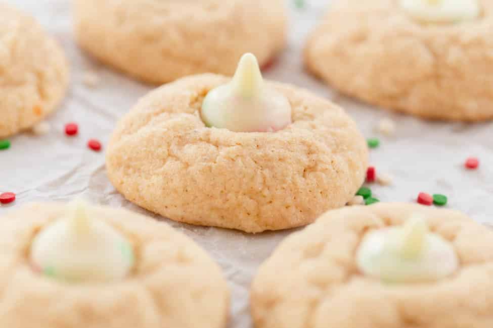 Eggnog Thumbprint Cookies
