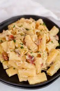 No Boil Chicken Bacon Ranch Pasta