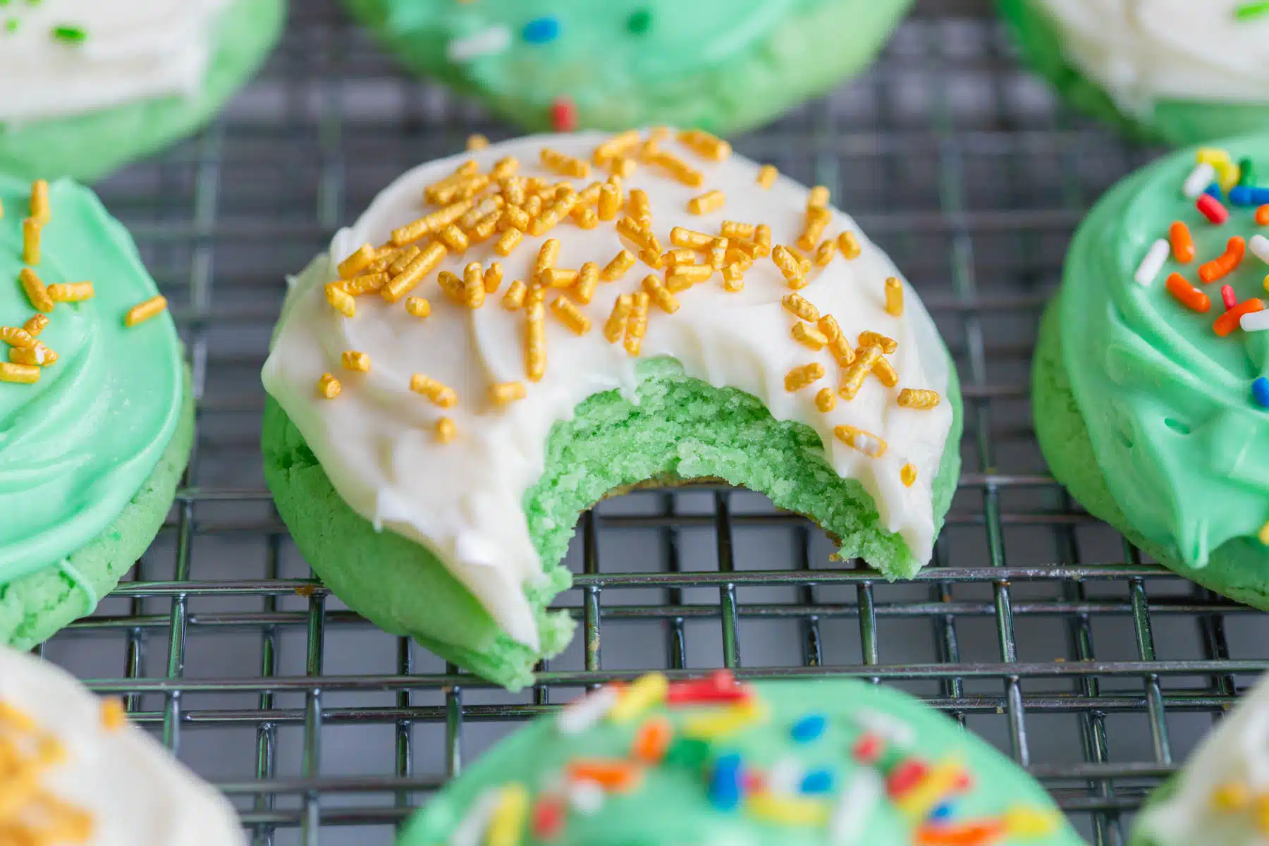 Green Cookies (For St Patrick's Day!)