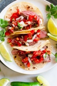 Grilled Flank Steak Tacos