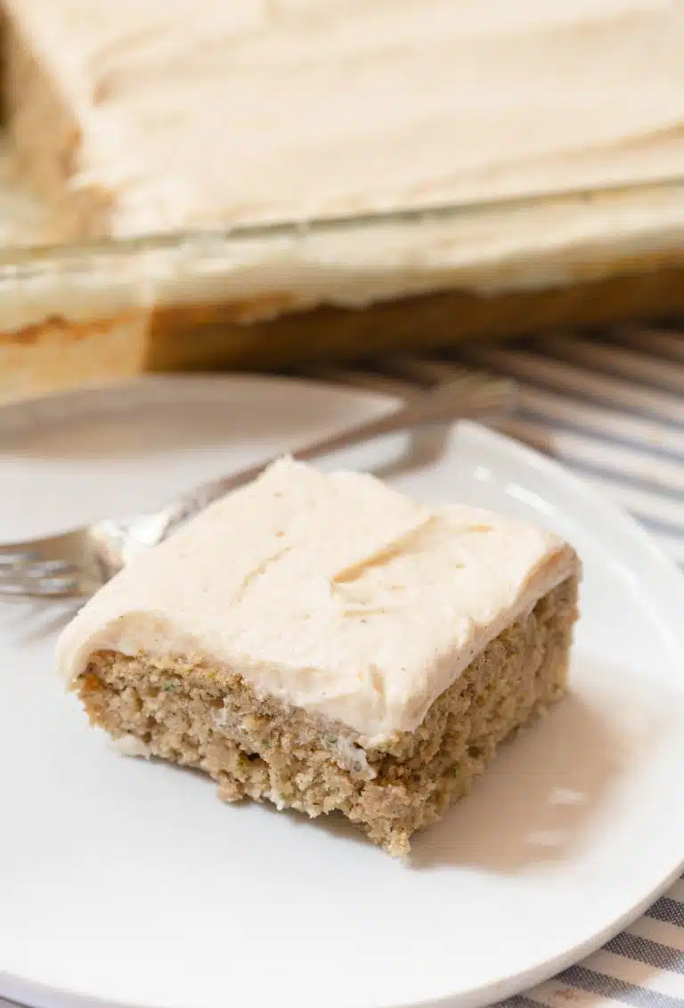 Zucchini Bars with Brown Butter Cream Cheese Frosting
