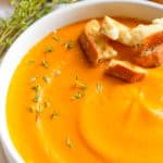 Roasted Butternut Squash Tomato Soup