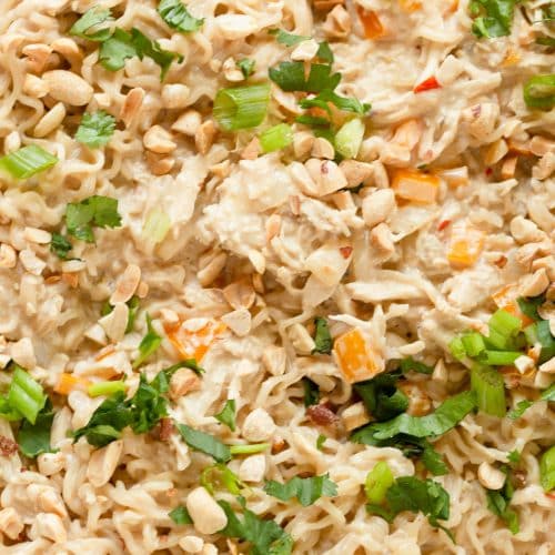 Thai Peanut Chicken Ramen