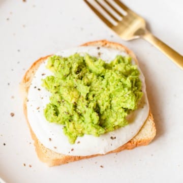 Avocado Cottage Cheese Toast
