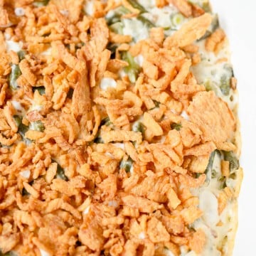 Cream Cheese Green Bean Casserole