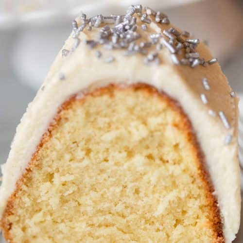 Boozy Eggnog Bundt Cake