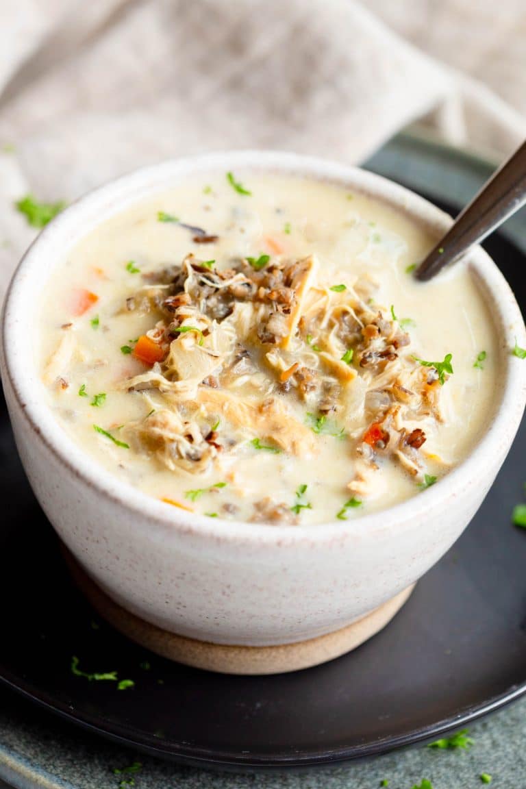 Slow Cooker Chicken Wild Rice Soup
