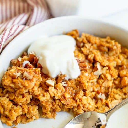 Baked Pumpkin Oatmeal