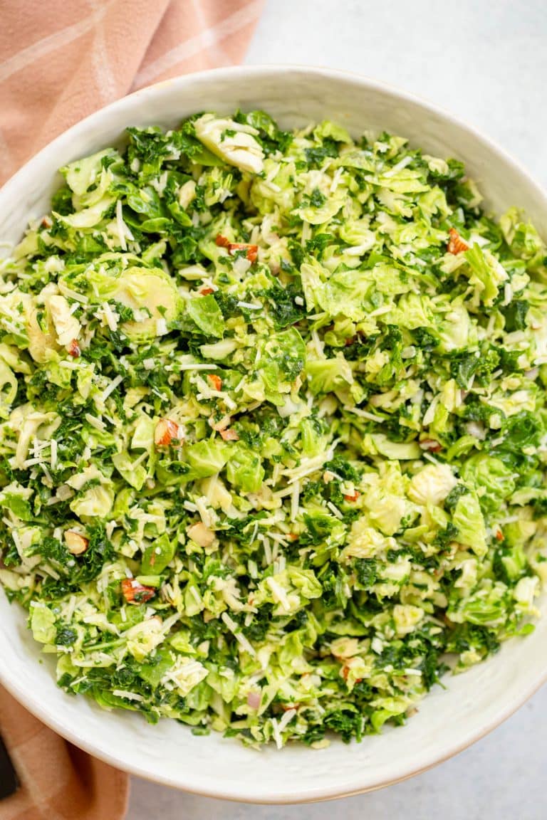 Kale Brussels Sprout Salad