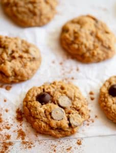 Pumpkin Oatmeal Chocolate Chip Cookies