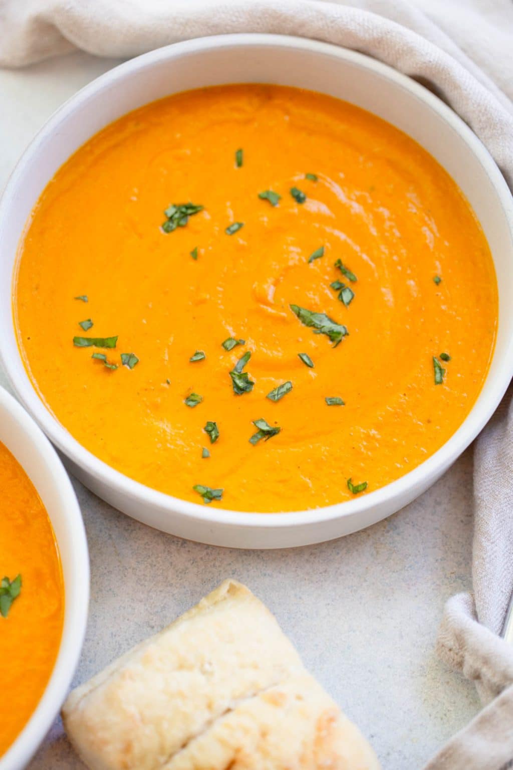 Roasted Vegetable Soup | Greens & Chocolate