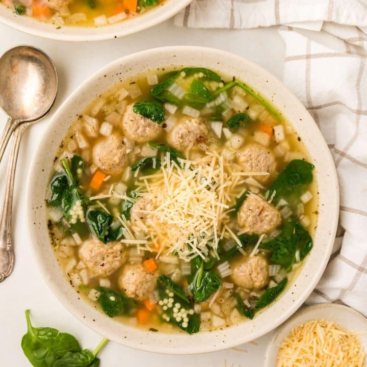 Slow Cooker Italian Wedding Soup | Greens &amp; Chocolate