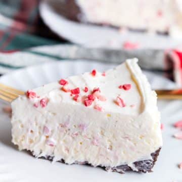 No Bake Peppermint Cheesecake