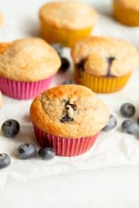 Blueberry Cottage Cheese Muffins