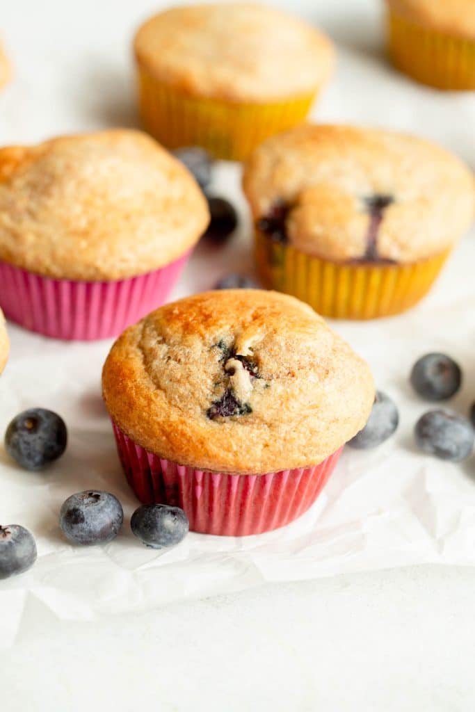 Blueberry Cottage Cheese Muffins