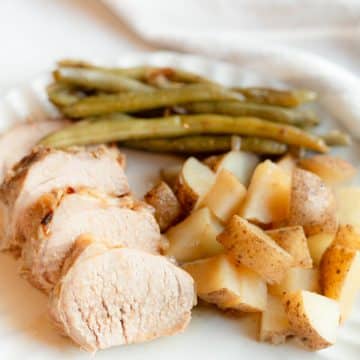 Slow Cooker Pork Tenderloin and Potatoes