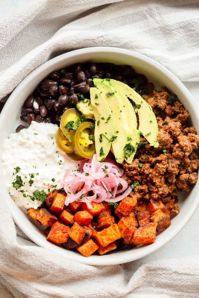 Sweet Potato Beef Taco Bowls