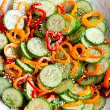 Bell Pepper Cucumber Salad