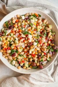 Greek Dense Bean Salad