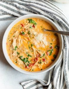 Marry Me Chicken Orzo Soup
