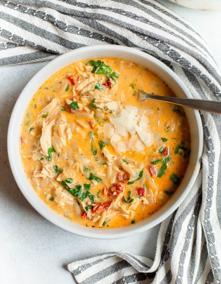Marry Me Chicken Orzo Soup