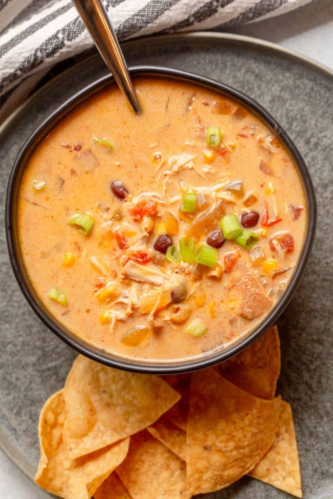 Creamy Chicken Tortilla Soup
