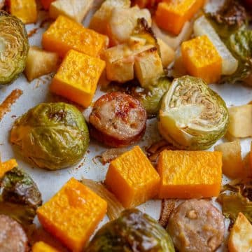 Sheet Pan Chicken Sausage and Veggies