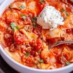Slow Cooker Lasagna Soup