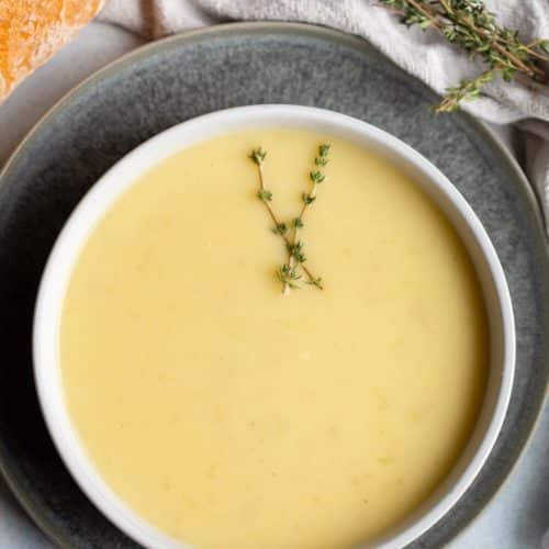 Slow Cooker Potato Leek Soup