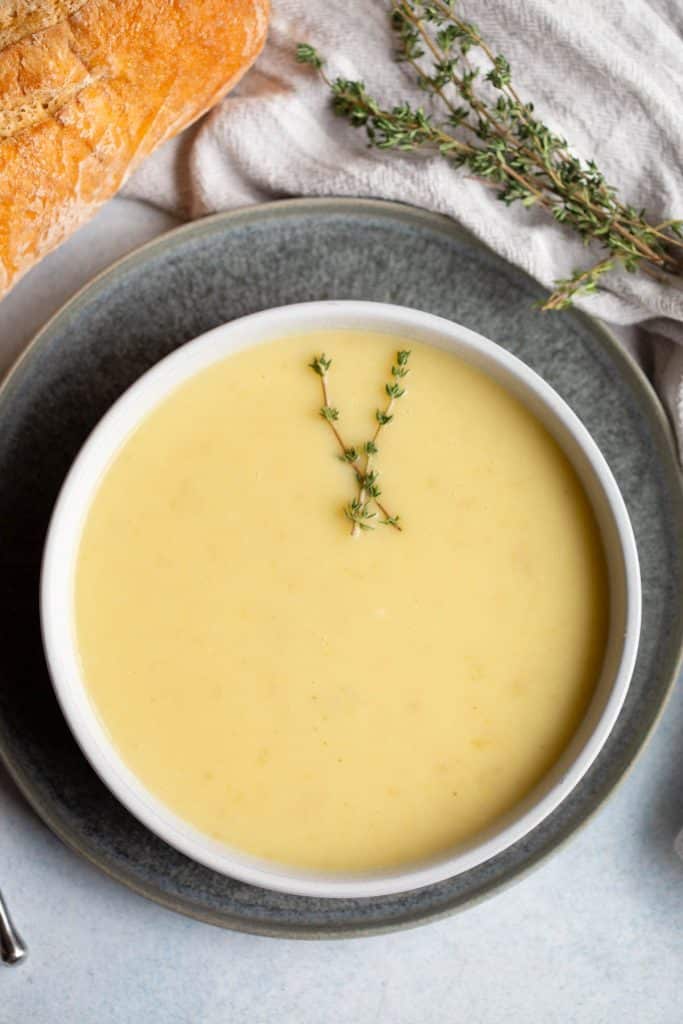 Slow Cooker Potato Leek Soup