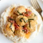 Tuscan Chicken Meatballs