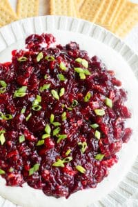 Whipped Goat Cheese with Cranberries