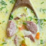 Creamy Kielbasa Cabbage Soup