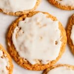 Iced Oatmeal Cookies